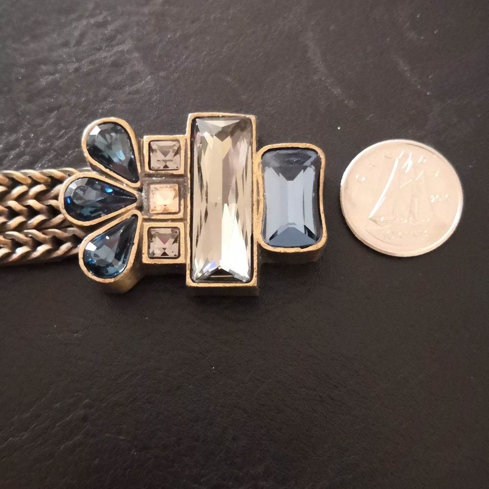 Blue Rhinestone Bracelet - Picture 5 of 5